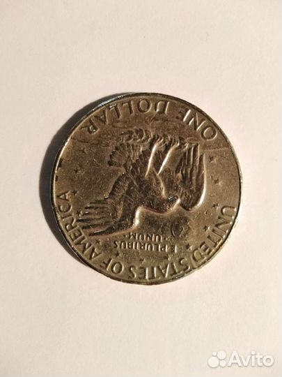 Монеты 7 шт. Лунный доллар. Центы. Квотер. Брак