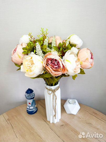 Букет искуственных пионов