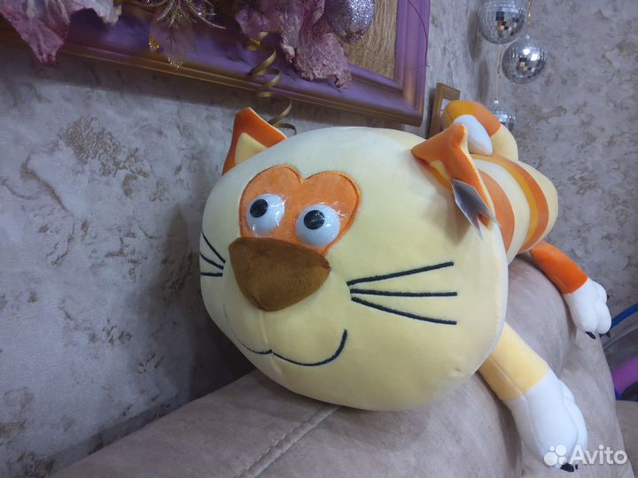 Кот- мягкая игрушка обнимашка