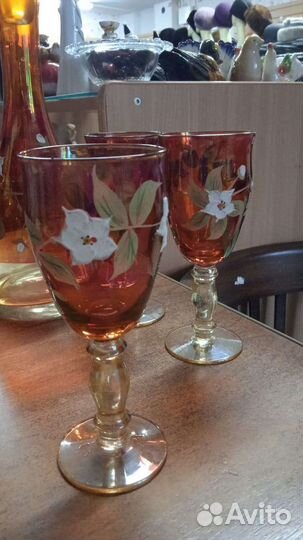 Набор для вина Богемия, смальта