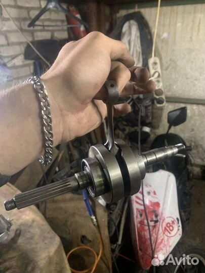 Коленвал jasil колено для скутера 50сс