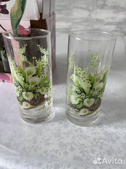 Новый набор стаканов 6 шт