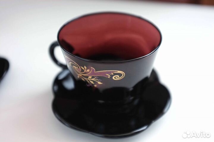 Чайный набор (цветное стекло)