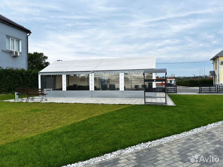 Аренда шатра с гриль зоной