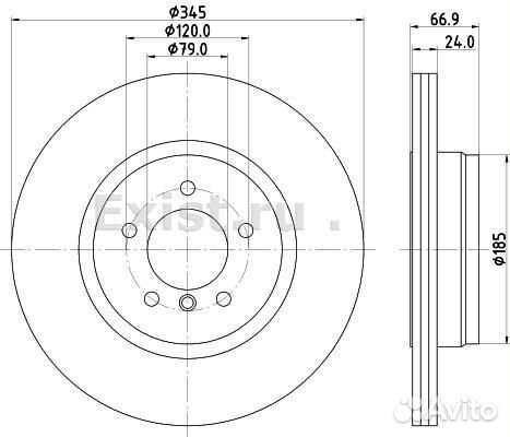 Тормозной диск для BMW 7 Series