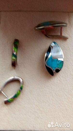 Серьги серебро 925 пробы