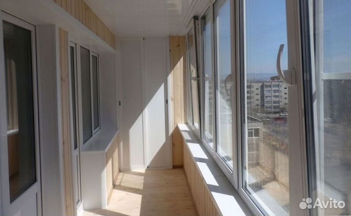 Комплексное остекление и отделка