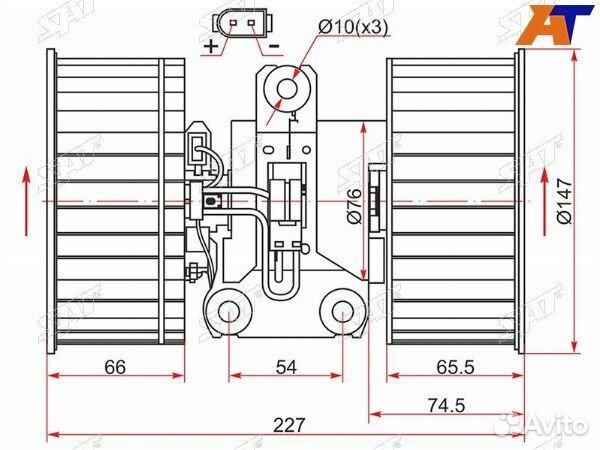 Мотор отопилеля салона, мотор печки BMW X5