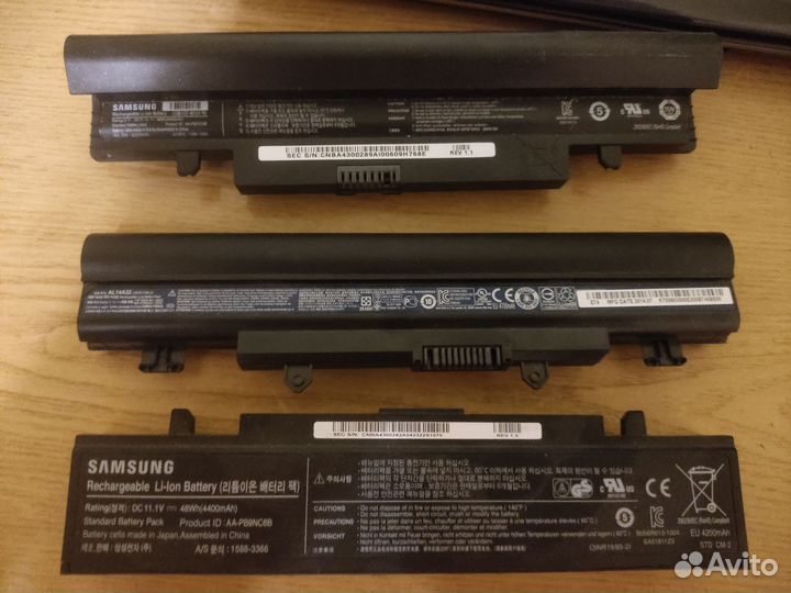 Аккумуляторы для ноутбука, нерабочие