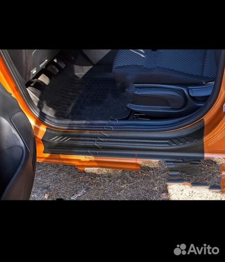 Накладки багажника и дверей kiа Rio x line 2019