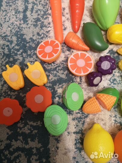 Овощи и фрукты игрушки
