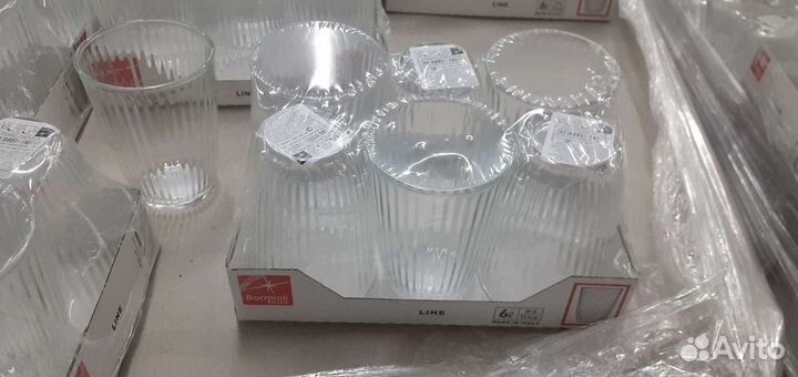 Стеклянные стаканы