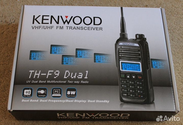 Рации Kenwood TH-F9 Dual 8 Ватт