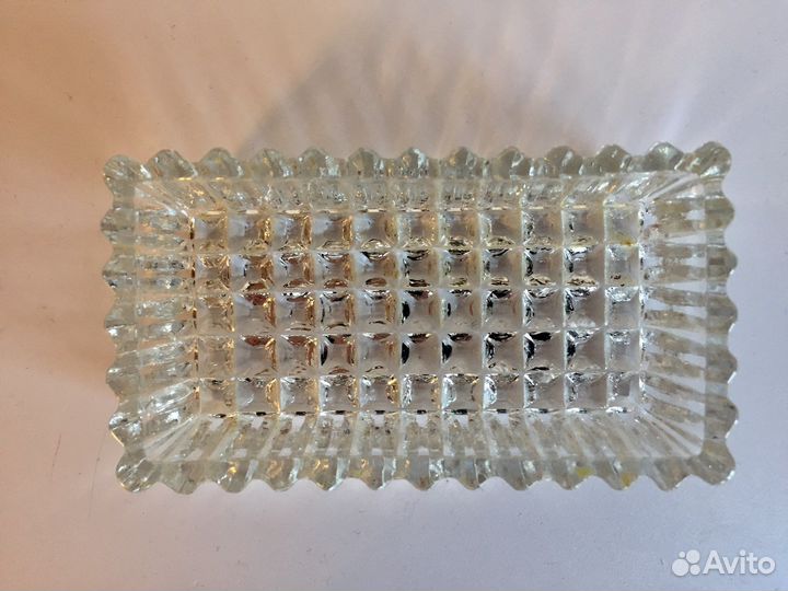 Лоток хрустальный 10х5х2,5см