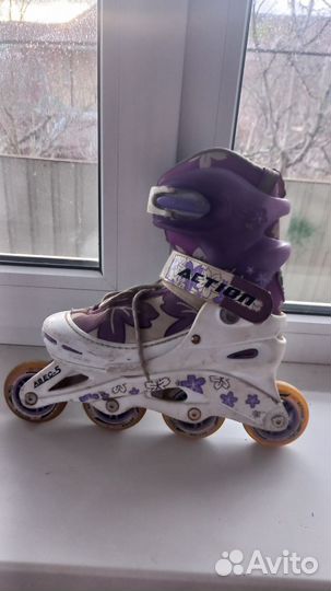 Роликовые коньки детские раздвижные