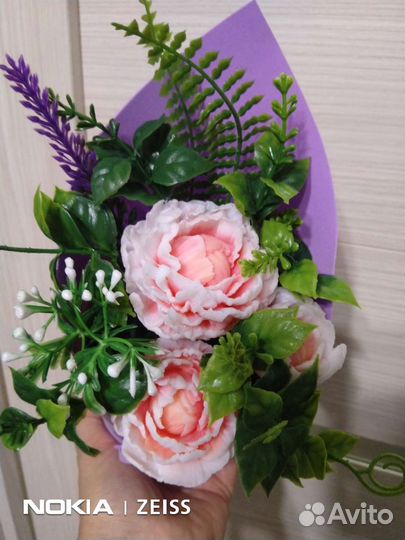 Букет из ароматного мыла ручной работы