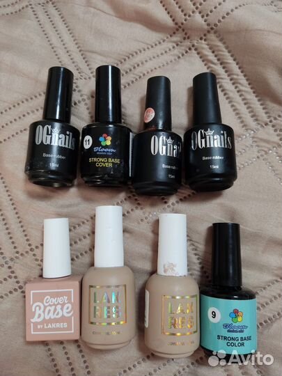 Цветная база для ногтей