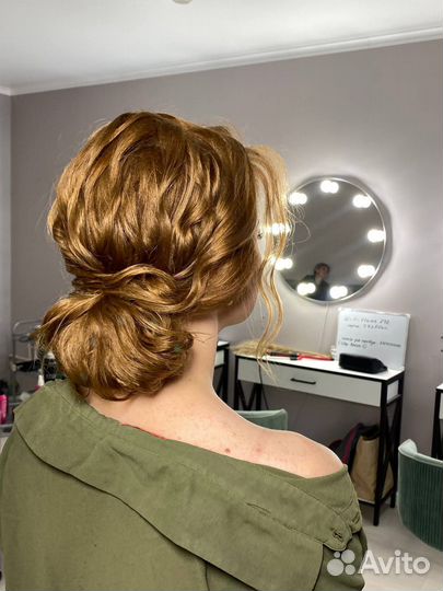 Локоны, причёски, макияж, образ в 4 руки