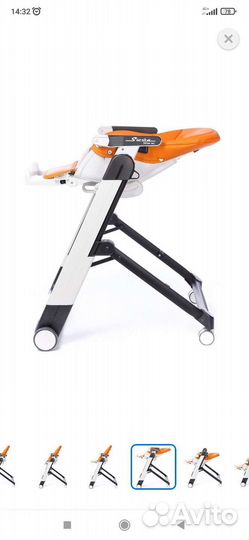 Стульчик для кормления peg perego siesta