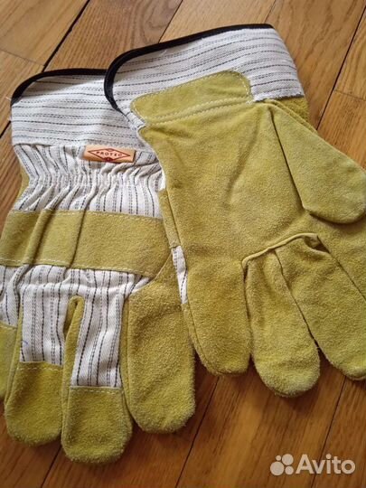 Перчатки новые рабочие натур замша