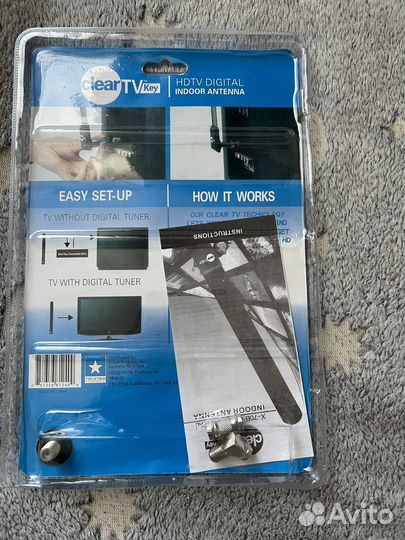 Антенна тв, антена телевизионная, clear tv