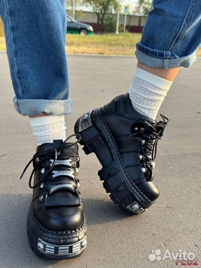 Ботинки NEW Rock Осень Женские Размер 36-40