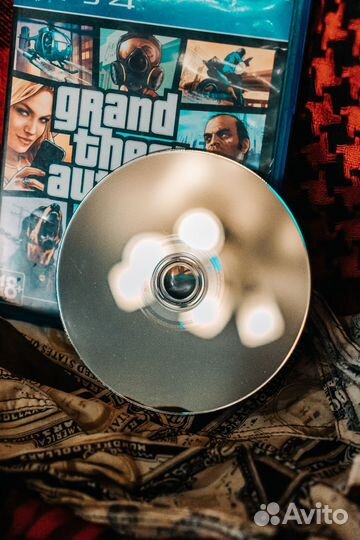 Диск для ps4 игра gta 5