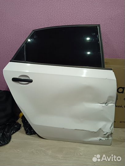 Дверь задняя правая volkswagen polo седан