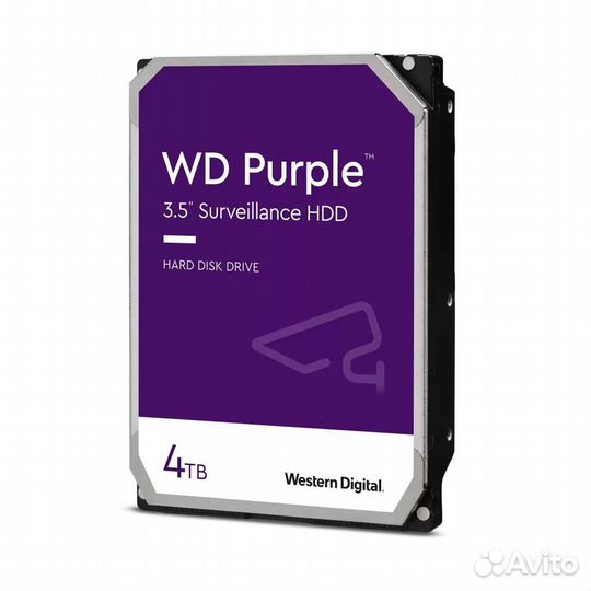 Жесткий диск Western Digital Purple WD42purz 4TB 3