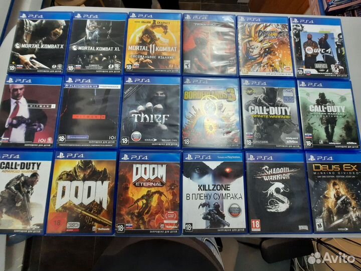 Игры для PlayStation 4 Б/У (обмен)