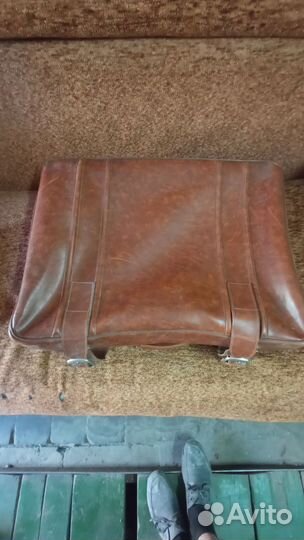 Кожаный чемодан СССР