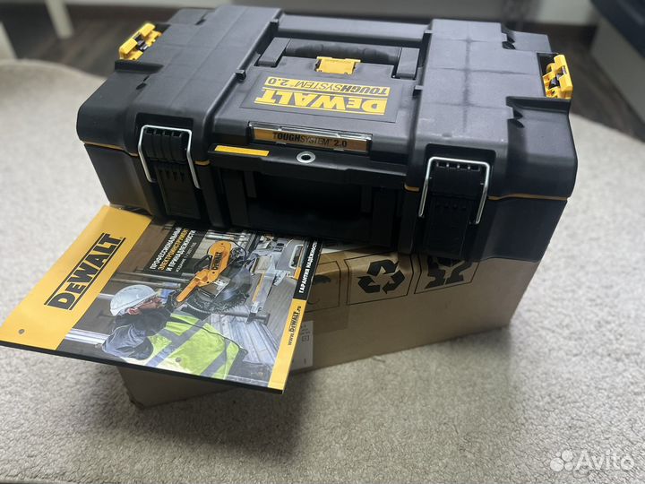 Ящик системы хранения dewalt tough system 2.0