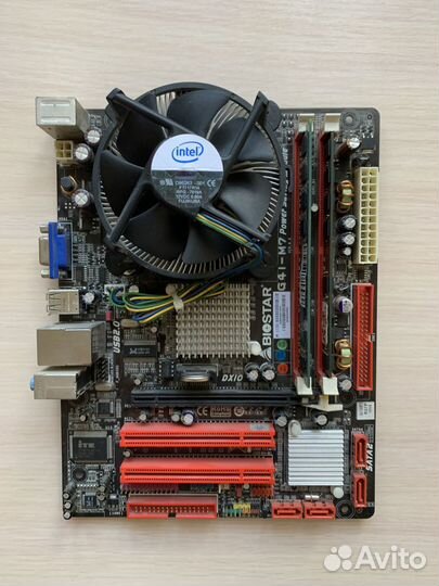 Комплект Xeon E5430, Мать, 4gb озу