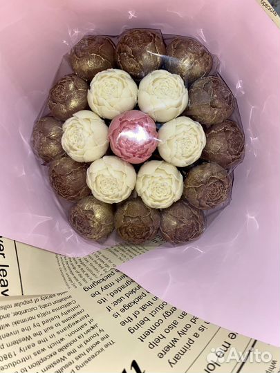 Пионы букет