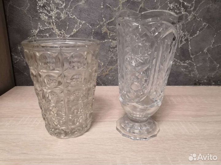 Ваза хрустальная