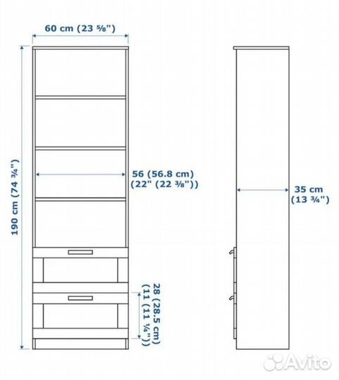 Стеллаж IKEA бримнэс икеа