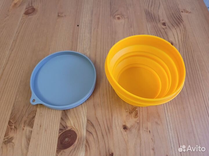 Миска силиконовая складная