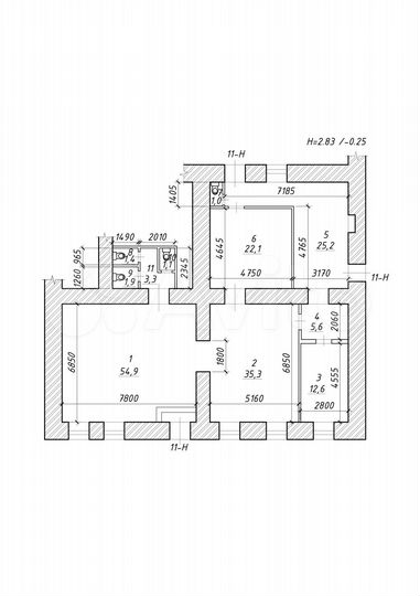 Общепит, 167.3 м²
