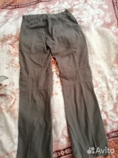 Брюки оливковые 158 см