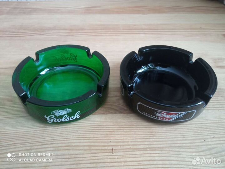 Пепельницы Grolsch/Davidoff Б/У