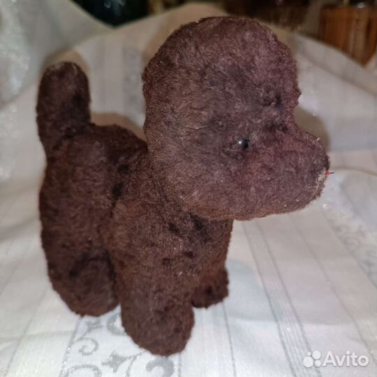 Собачка плюшевая СССР 50-е