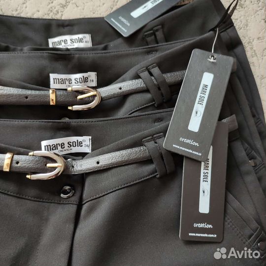 Брюки новые женские черные 42/46