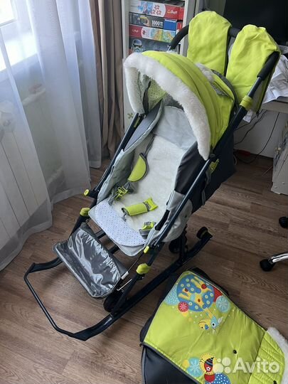 Коляска санки nika