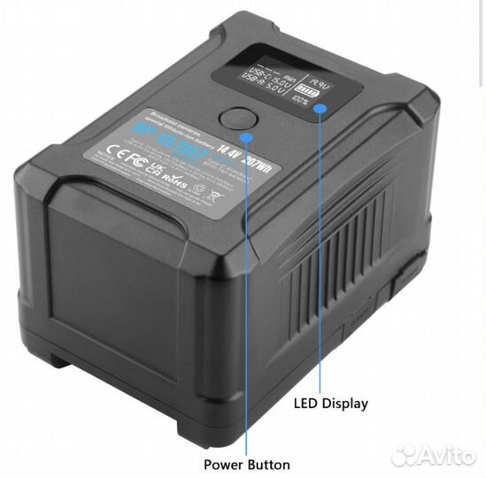 Аккумулятор Ruibo BP-VL207 V-Mount 207Wh