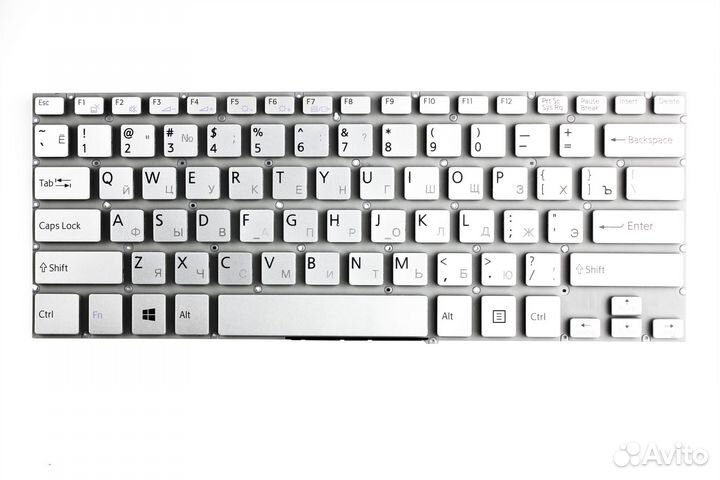 Клавиатура для ноутбука Sony SVF143 cеребро p/n: