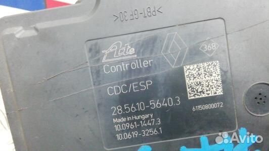 Блок ABS renault scenic 3 (7KR19KW01)