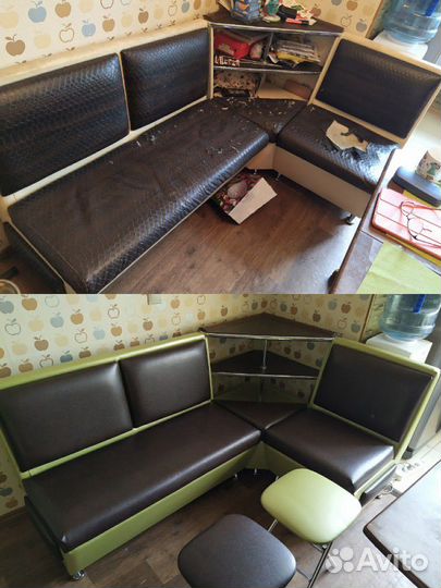 Перетяжка мебели на дому и в мастерской