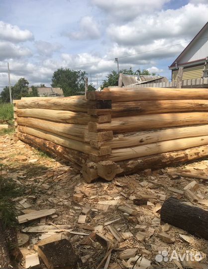 Липовый сруб