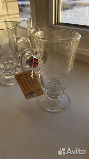 Бокалы для глинтвейна, латте, айриш кофе