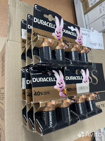 Батарейки щелочные Duracell Basic C/LR14, 2 шт
